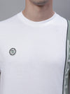 Cantabil Men White Round Neck T-Shirt (7136116080779)