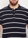 Cantabil Men Navy Polo T-Shirt (7134714396811)