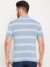 Cantabil Men Sky Blue Polo T-Shirt (7134716067979)