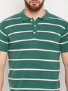 Cantabil Men Teal Polo T-Shirt (7134732091531)
