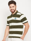 Cantabil Men Olive Polo T-Shirt (7135096045707)