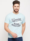 Cantabil Men Sky Round Neck T-Shirt (7135137955979)
