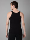 Cantabil Mens Pack of 2 Black Gym Vest