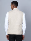 Cantabil Men Beige Waist Coat (7134778785931)