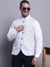 Cantabil Men White Waist Coat (7139080208523)