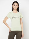 Cantabil Women's Light Green T-Shirts (6822450692235)