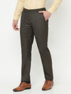 Cantabil Men's Brown Formal Trousers (6827876581515)