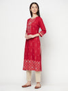 Cantabil Women's Red Kurti (6821934366859)