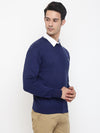 Cantabil Men Blue Sweater (7047810613387)