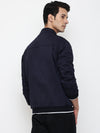 Cantabil Men Navy Blue Jacket (7047810416779)