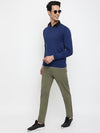 Cantabil Men Blue Sweater (7047807041675)