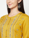 Cantabil Women's Mustard Kurti (6821840846987)