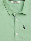 Cantabil Boy's Green Full Sleeves Shirts (6771406143627)
