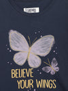 Cantabil Girls Navy T-Shirt (7075426533515)