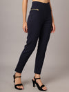 Cantabil Ladies Navy Jeggings (7053307248779)