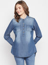 Cantabil Ladies Med Blue Tunic (7059548831883)