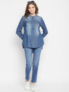 Cantabil Ladies Med Blue Tunic (7059548831883)