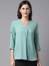 Cantabil Ladies Light Green Tunic (7059559514251)