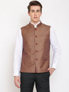 Cantabil Mens Camel Waist Coat (7069074948235)