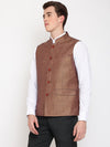 Cantabil Mens Camel Waist Coat (7069074948235)