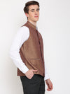 Cantabil Mens Camel Waist Coat (7069074948235)