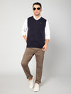 Cantabil Men Navy Sweater (7045082513547)