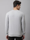 Cantabil Men Grey Melange Sweatshirt (7046566281355)