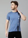 Cantabil Men Blue T-Shirt (7114766516363)