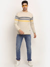 Cantabil Men's Beige Sweater (6712095309963)