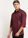 Cantabil Men's Maroon Shirt (6722469625995)