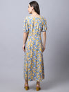 Cantabil Women's Yellow Dress (6996145012875)