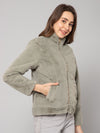 Cantabil Women Green Jacket (7083262509195)