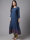 Cantabil Women's Blue Kurti (7018793009291)