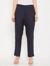 Cantabil Women Navy Pant (7085871071371)