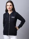 Cantabil Navy Sweatshirt for Women's (6997056225419)