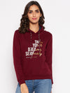 Cantabil Women Maroon Sweatshirt (7045757960331)