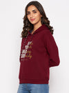 Cantabil Women Maroon Sweatshirt (7045757960331)