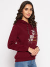 Cantabil Women Maroon Sweatshirt (7045757960331)