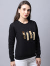 Cantabil Black Sweatshirt for Women's (6997059338379)