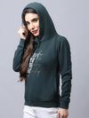 Cantabil Bottle Green Sweatshirt for Women's (6997079064715)