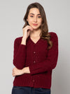 Cantabil Women Maroon Sweater (7083358748811)