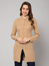 Cantabil Women Beige Sweater (7083385356427)