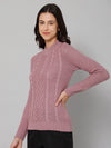Cantabil Women Purple Sweater (7025761321099)