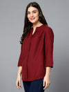 Cantabil Women Wine Tunic (7085498630283)