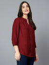 Cantabil Women Wine Tunic (7085498630283)