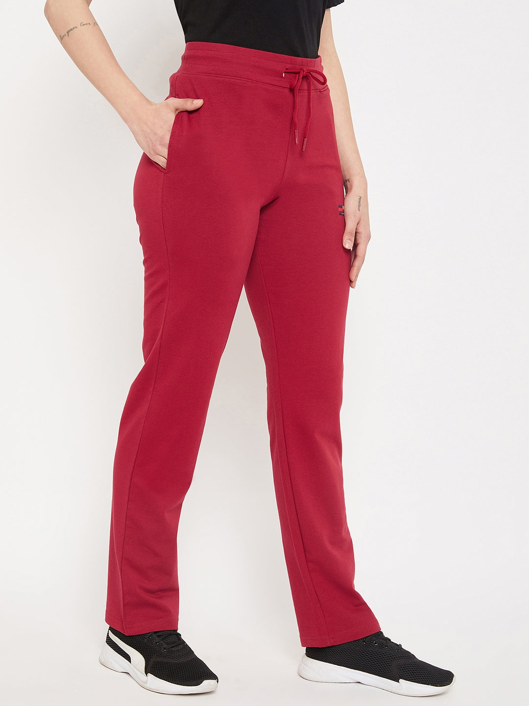 Cantabil Women Maroon Track Pant