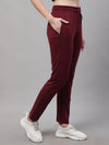 Cantabil Women Wine Trackpant (7083128193163)