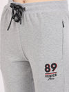 Cantabil Women's Grey Melange Track Pant (6846034739339)