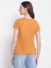 Cantabil Women's Mustard T-Shirts (6799774482571)