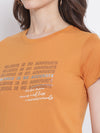 Cantabil Women's Mustard T-Shirts (6799774482571)